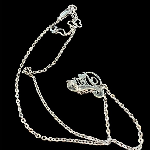 Dior Silver Script Necklace - Picture 4 of 12